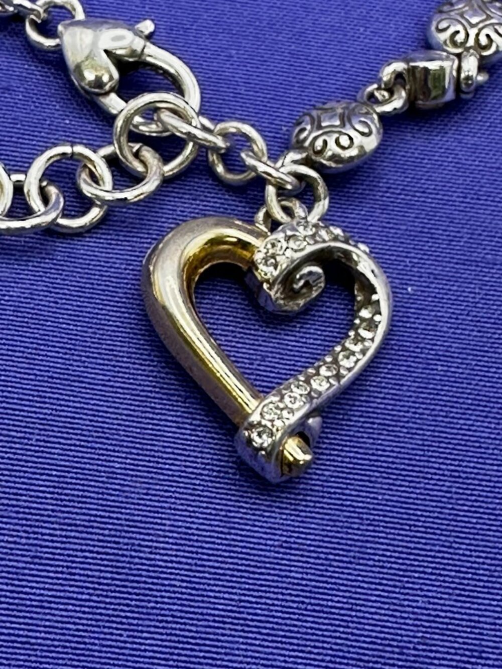 Brighton Awakened Heart Silver-Plated Heart Charm Bracelet - Picture 11 of 15